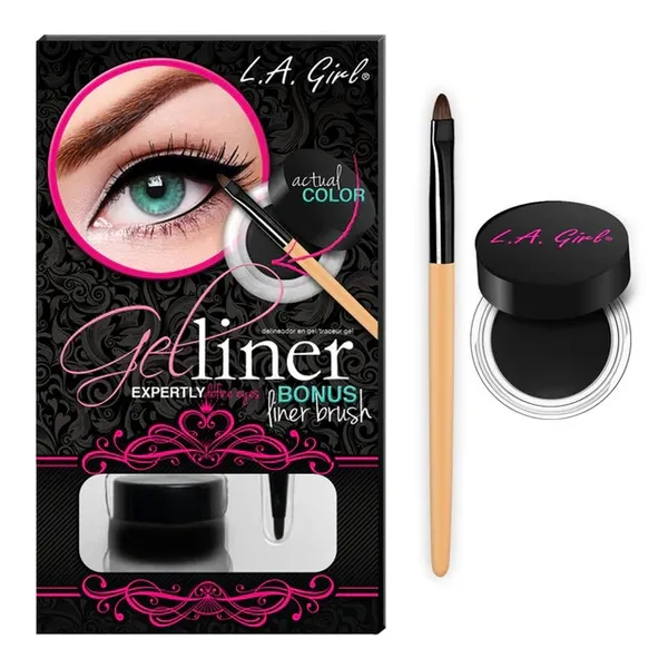 LA Girl Gel Liner with Liner Brush - 3g