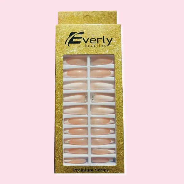 Everly Beauties Fake Nail Golden Box