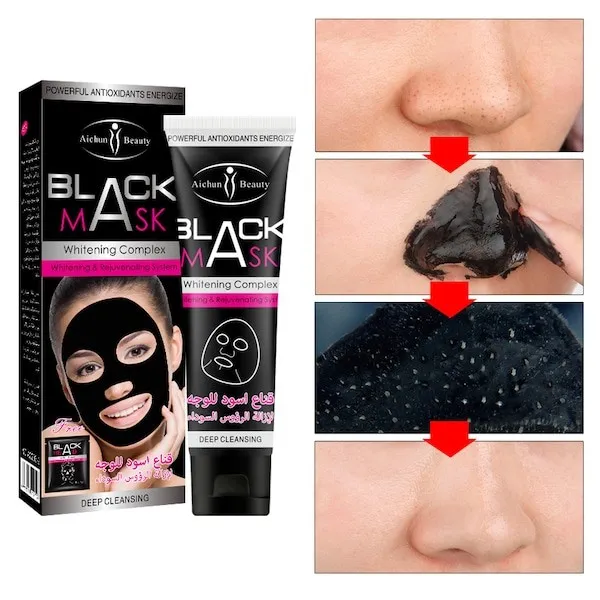 Aichun Beauty Black Mask Whitening Complex Deep Cleansing - 120ml