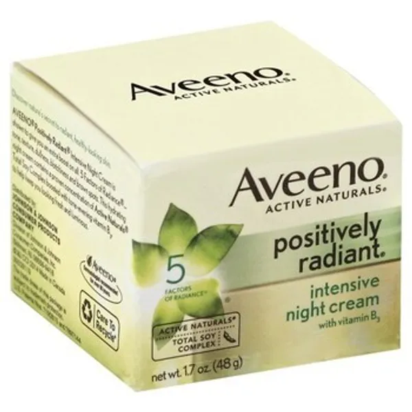 Aveeno Positively Radiant Intensive Moisturizing Night Cream - 48g