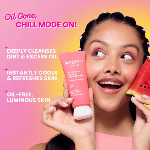 Dot & Key Watermelon Refresh Gel Face Wash - 15ml