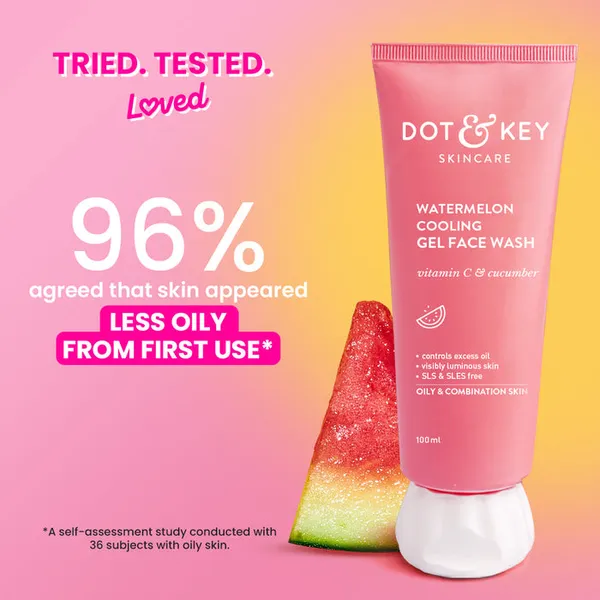 Dot & Key Watermelon Refresh Gel Face Wash - 15ml