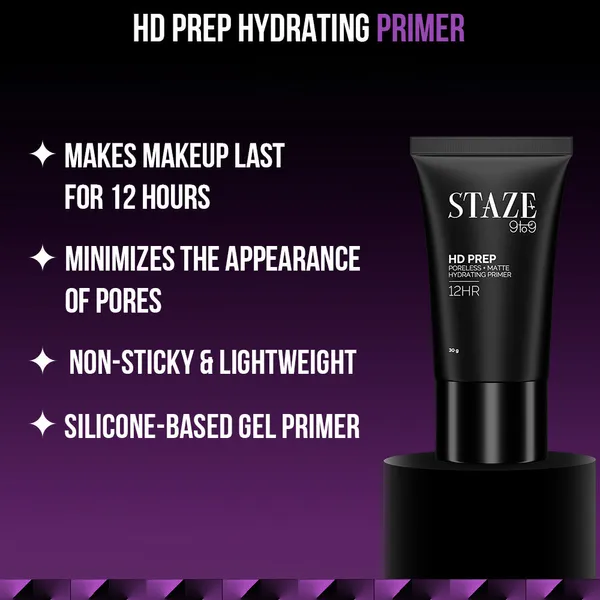 STAZE 9 to 9 HD PREP HYDRATING PRIMER