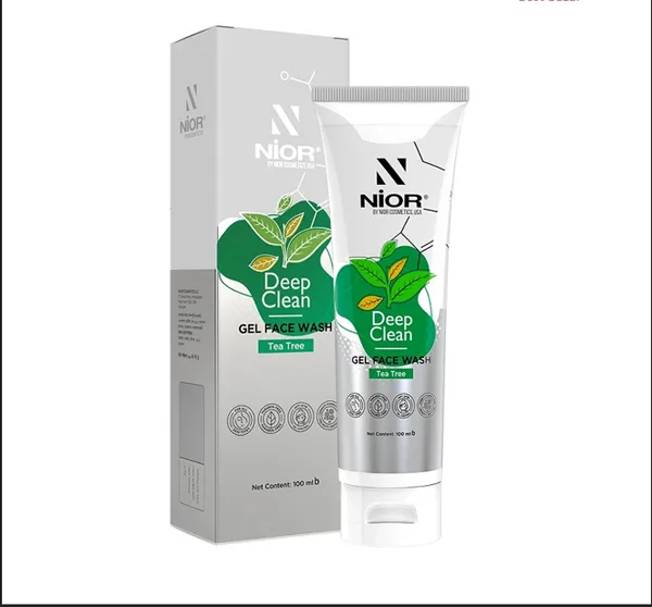 NIOR Deep Clean Gel Face Wash Soothing Menthol