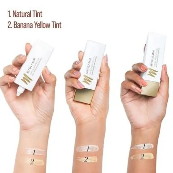 MYGLAMM Tinted Perfection Brightening Banana Primer