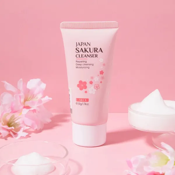 LAIKOU Japan Sakura Cleanser Face Wash -50gm