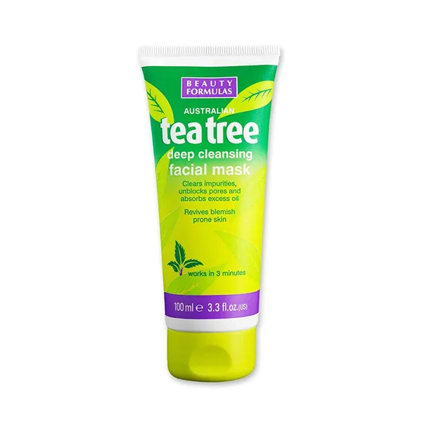 Beauty Formulas Tea Tree Facial Mask100ml