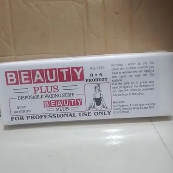 BEAUTY PLUS Disposable Waxing STRIP 80 Pcs