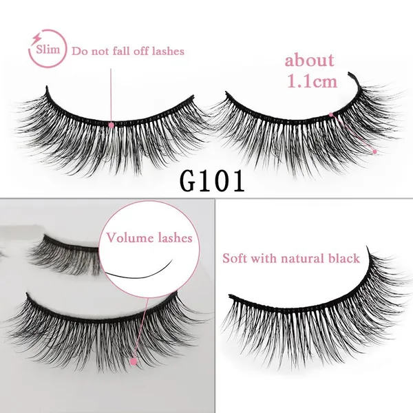 Sidhdi Shangpin 3D Mink False Eyelashes 4 Pairs Set-G101