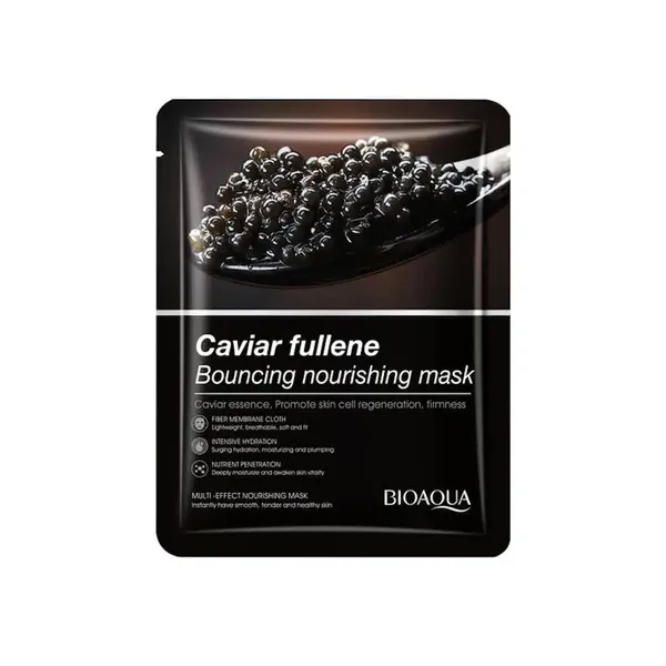 Bioaqua Caviar Fullene Sheet Mask- 25g
