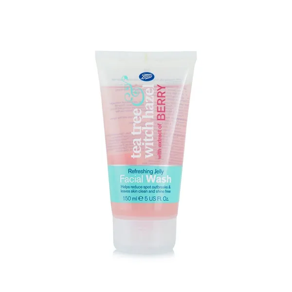 Boots Tea Tree Witch Hazel Refreshing Jelly Facial Wash - 150ml
