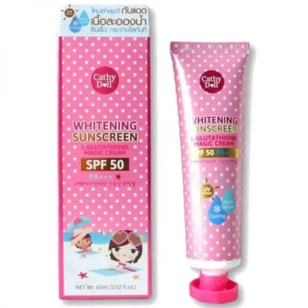 Cathy Doll L-Glutathione Whitening Sunscreen SPF 50 - (60ml)
