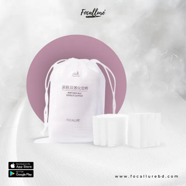 FOCALLURE 40PCS MAKE UP COTTON PADS