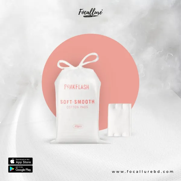 Pink Flash Soft Smooth Cotton Pads