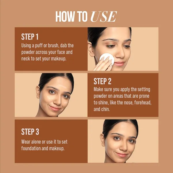 MYGLAMM POSE HD Setting Powder - Ivory