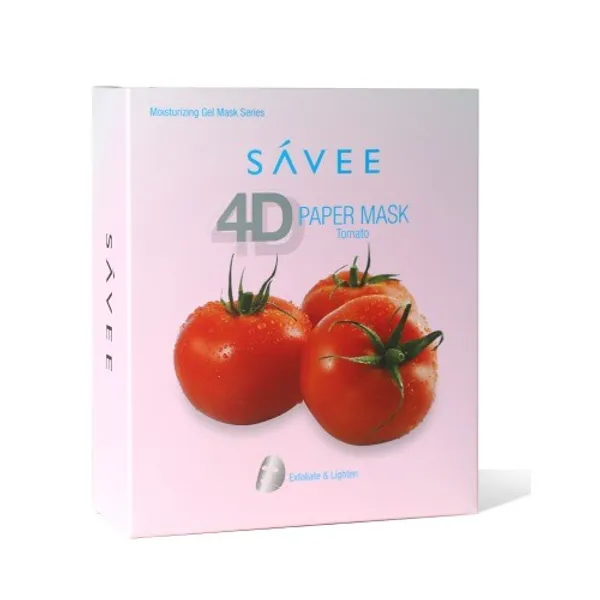 SV' SAVEE 4D Paper Mask Exfoliate & Lighten Tomato - 36g