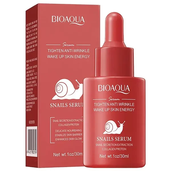 BIOAQUA Tighten Anti-Wrinkle Wakeup Skin Energy Snails Serum - 30ml