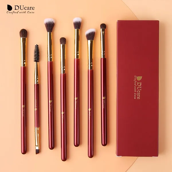 DUcare Eyeshadow Brush Set 7Pcs Makeup Eye Brush Set