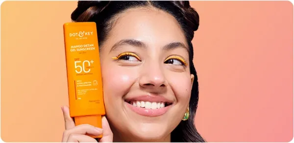 Dot & Key Mango Detan Gel Sunscreen Oil-free SPF 50+ PA+++ - 80g