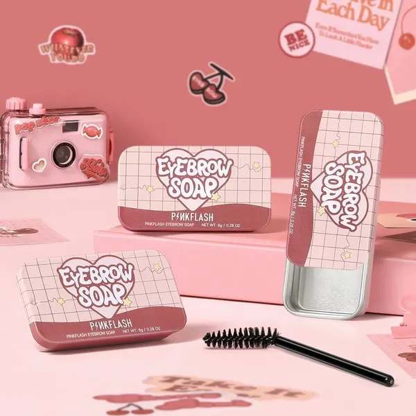 PINK FLASH Eyebrow Soap
