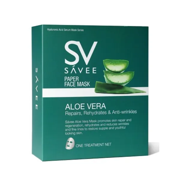 SV' SAVEE Repairs, Rehydrates & Anti-Wrinkles Aloe Vera Paper Face Mask - 36g
