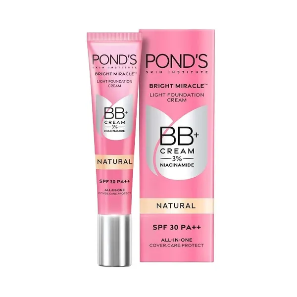 Pond's BB+ Cream Instant Spot Coverage + Light Makeup Glow - Natural (18g)