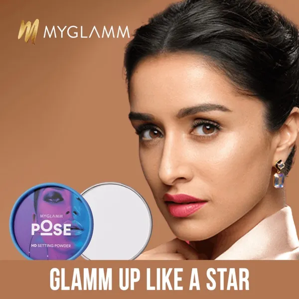 MYGLAMM POSE HD Setting Powder - Ivory