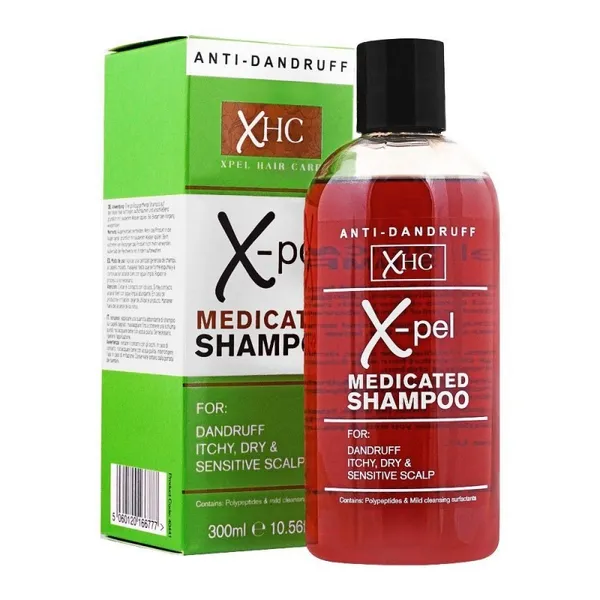 XHC Xpel Hair Care Anti Dandruff Medicated Shampoo - 300ml