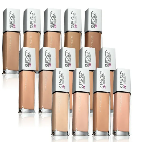 Maybelline New York Super Stay Full Coverage Liquid Foundation Makeup-30H