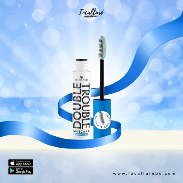 essence -Volumizing Mascara Double Trouble - Waterproof