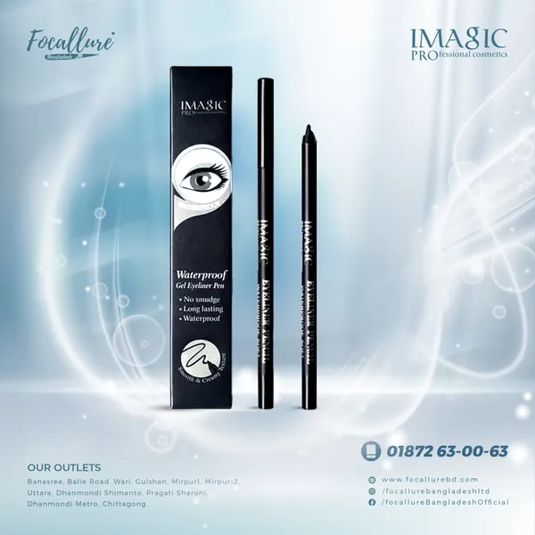IMAGIC Waterproof Long Lasting Kajal black
