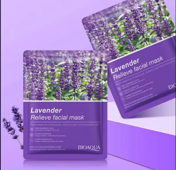 Bioaqua Lavender Relieve Facial Mask- 25g