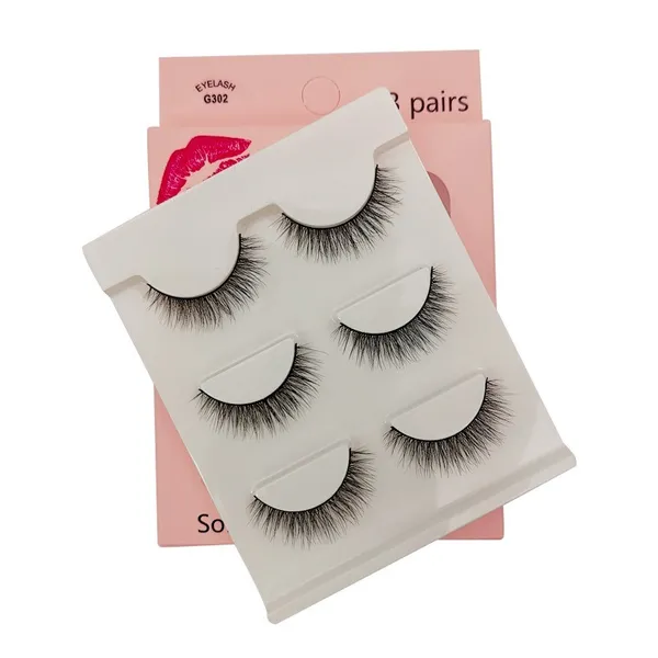 Shidi Shangpin Eyelash-G302 (3pair Set)