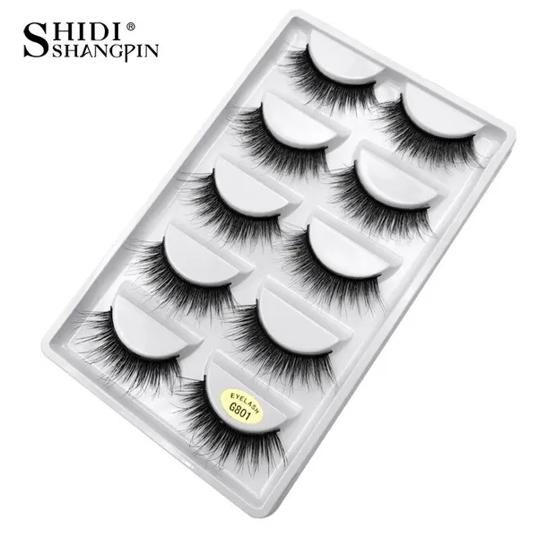 Shidi Shangpin Eyelash-G801 (5pair Set)