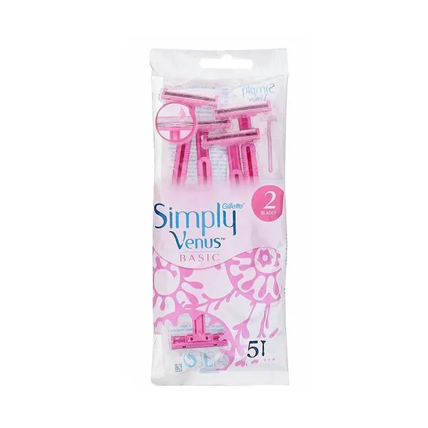 Gillette Simply Venus2 Basic Women’s Razors Blade - 5 Count