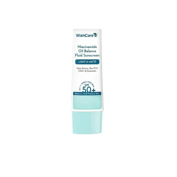 Wishcare Niacinamide Oil Balance Fluid Sunscreen | SPF50 PA++++