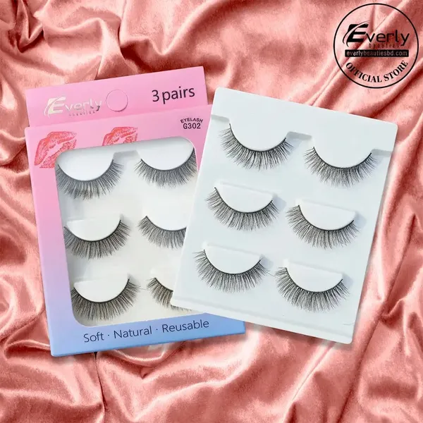 Everly Beauties G300 Series 3Pair False Eyelash Set