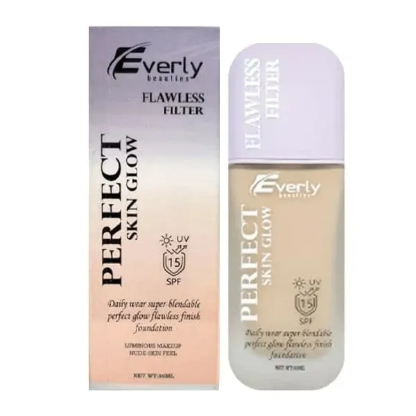 Everly Perfect Skin Glow Flawless Filter Foundation SPF15