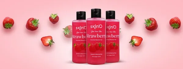 Skin’O Glow Your Skin Strawberry Scented Shower Gel-220ml