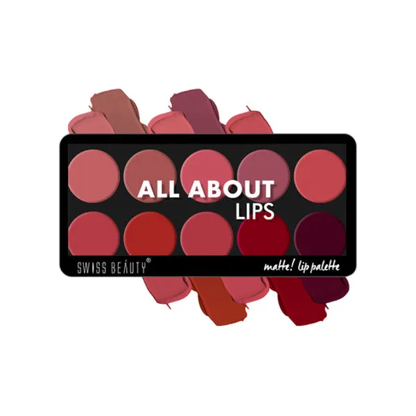 Swiss Beauty Matte Lip Palette-2