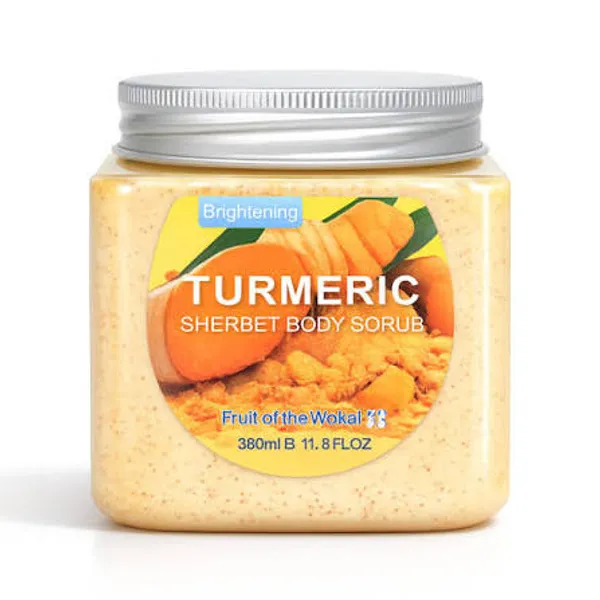 WOKALI TURMERIC BODY SCRUB BRIGHTENING -350ML