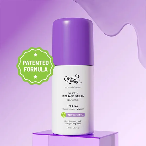 Chemist at Play 5% AHAs Tri Active Underarm Roll On 40ml