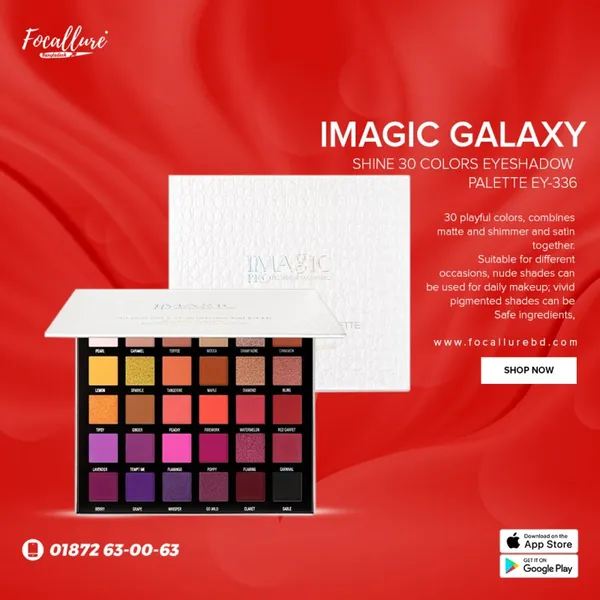Imagic Galaxy Shine  30 Colors Eyeshadow Palette EY-336