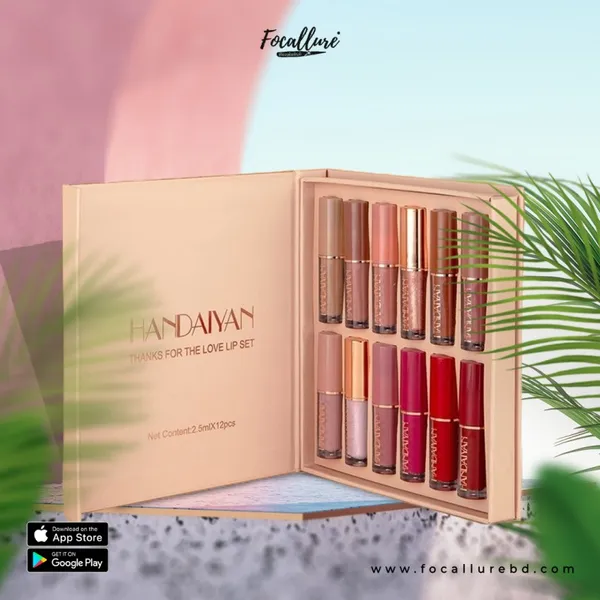 Handaiyan Color Book Lipsticks set-12 pcs