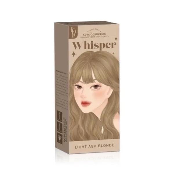 Kota Cosmetics Whisper Hair Color - Light Ash Blonde- 100ml
