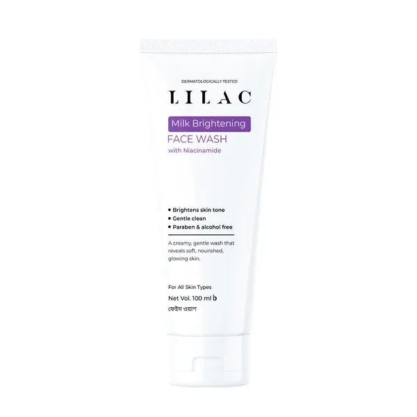 Lilac Milk Brightening Face Wash-100ml
