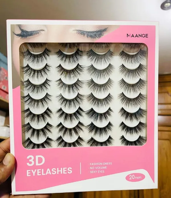 Maange 20 Pair 3d Eyelash Set