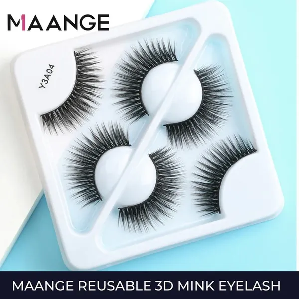 MAANGE 3 Pair 3D Eyelashes