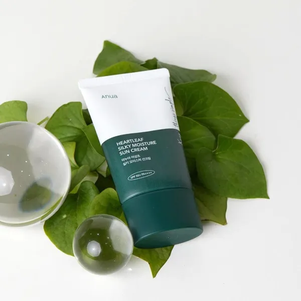 Anua Heartleaf Silky Moisture Sun Cream SPF 50+ PA++++ (50ml)