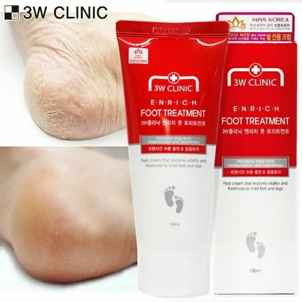 3W CLINIC Enrich Foot Treatment Cream - 100ml